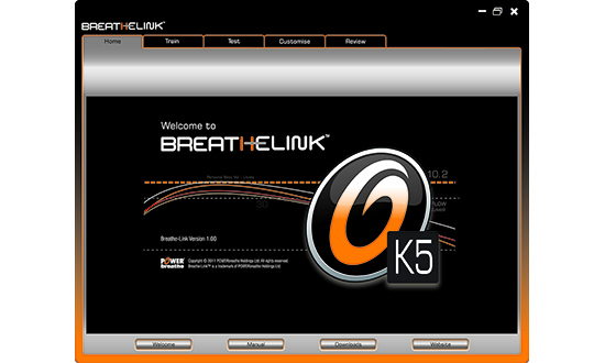 POWERbreathe (パワーブリーズ) K5 PC連動デジタル呼吸筋トレーナー